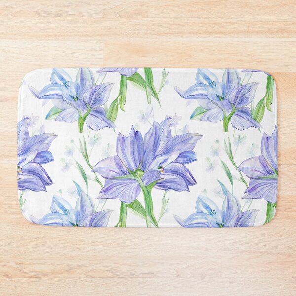 Item preview, Beautiful Bluebells - Blue Floral Pattern designed and sold by SassyArtistry.