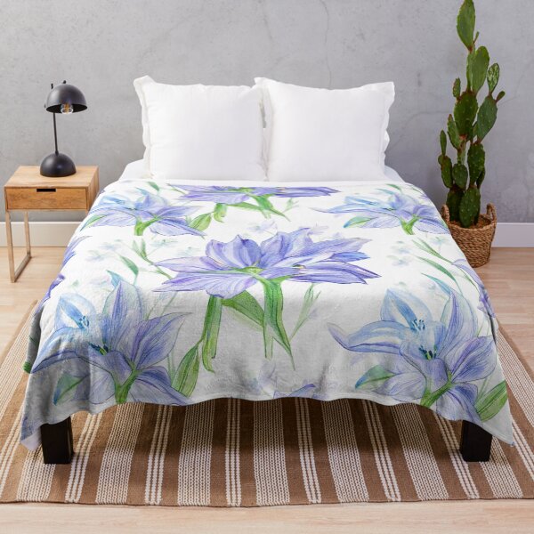 Item preview, Beautiful Bluebells - Blue Floral Pattern designed and sold by SassyArtistry.