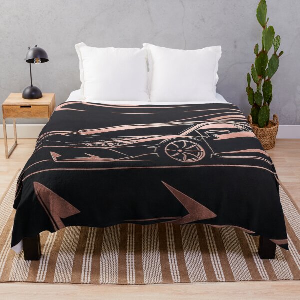 Item preview, Sleek Black Supercar with Gold Accents  designed and sold by IntelliMindDesigns.