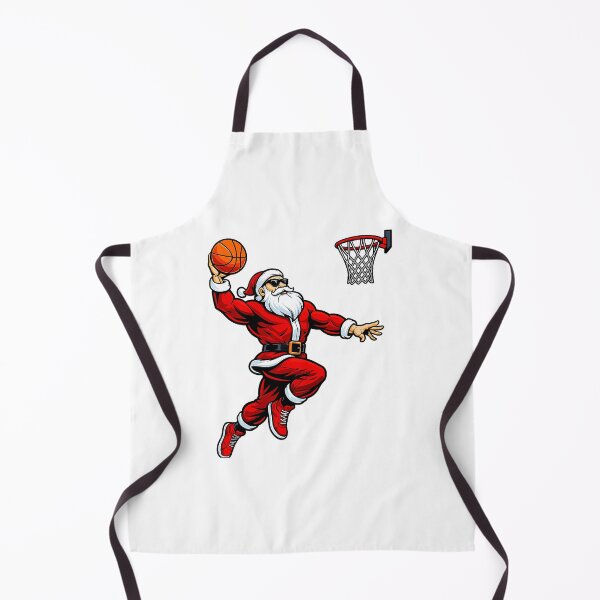 Item preview, Santa Slam Dunk Basketball Christmas Illustration with Holiday Sports Fun designed and sold by allistermariam.