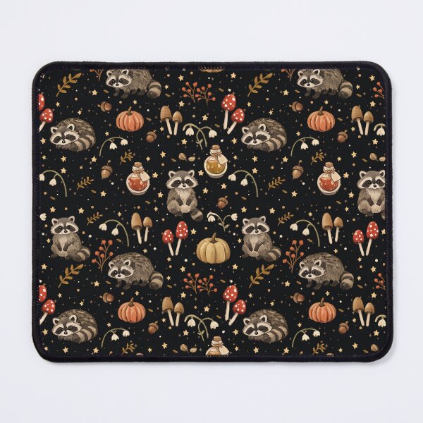 Item preview, Whisperer Raccoon cute design hand drawn pattern botanical raccoon lovers designed and sold by · GAMING SOUL ·.