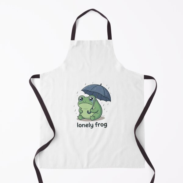 Item preview, Lonely Frog Cute Cartoon Design | Sad Kawaii Frog Under Umbrella | Emotional Animal Lover Gift designed and sold by morning sun.