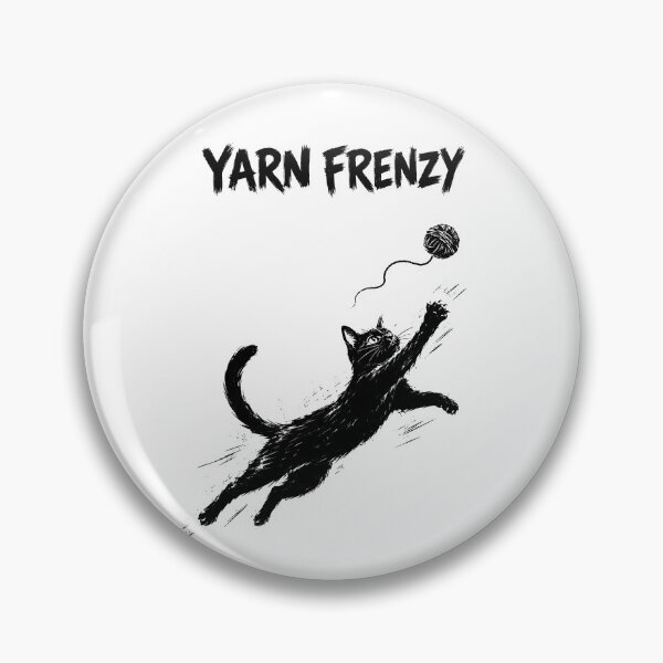 Item preview, Yarn Frenzy Black Cat designed and sold by ChocoMellowCo.
