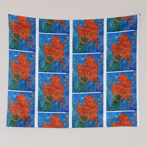 Item preview, Lurve Red Fighting Fish designed and sold by tremayneaum.