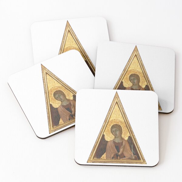 Item preview, Pinnacle with Angel #1,c. 1340. Circle of Nicolò di Segna designed and sold by Hedrin.