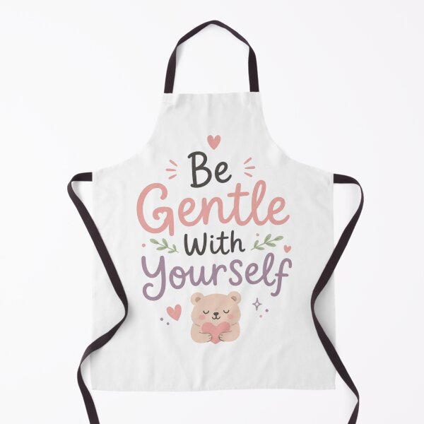 Item preview, Be Gentle With Yourself Cute Bear Motivational Quote Design | Self Love Positive Mental Health Typography designed and sold by Sanika arts .