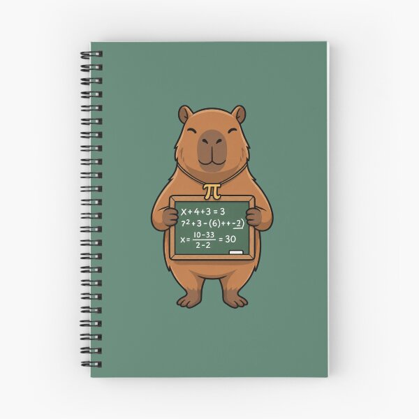 Item preview, School Capybara Math Genius designed and sold by Ivy-Triggs.