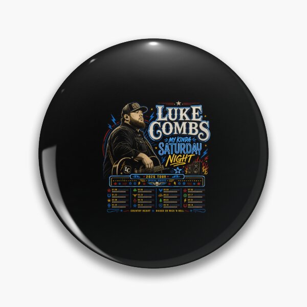 Item preview,  Luke Combs My Kinda Saturday Night Tour 2026 designed and sold by EviBenbato.