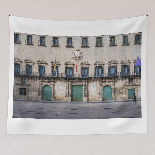 Item preview, Historic architecture of the Alicante Town Hall in Spain designed and sold by WorldScenery.