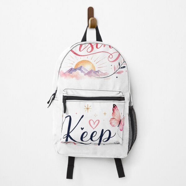 Item preview, Keep Rising Cute Inspirational Typography Design | Motivational Butterfly & Sunrise Aesthetic designed and sold by Sanika arts .