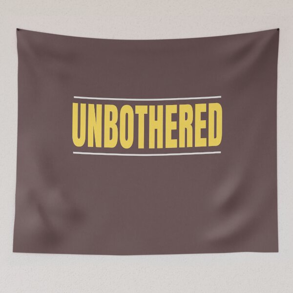 Item preview, Unbothered Bold Typography Statement Design designed and sold by HeartAndArtShop.