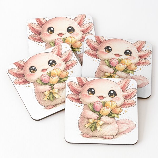 Item preview, Axolotl Flower Market designed and sold by KJ Frost.