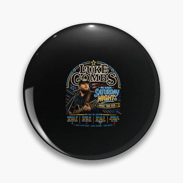 Item preview, Luke Combs My Kinda Saturday Night Music Tour 2026 designed and sold by EviBenbato.