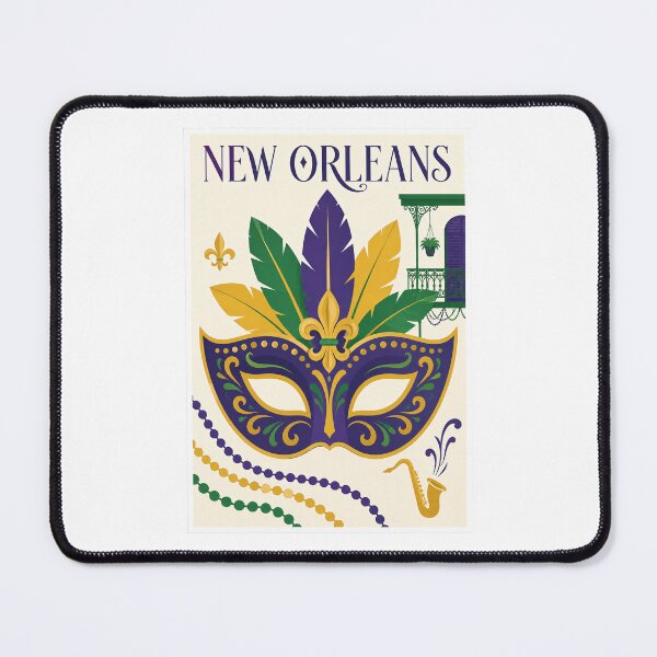 Item preview, New Orleans Mardi Gras Mask designed and sold by Beyond Destinations.