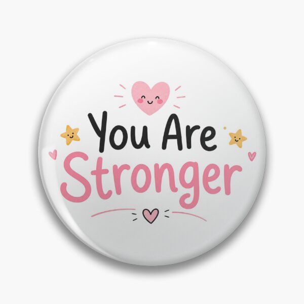 Item preview, You Are Stronger Cute Motivational Quote Design | Positive Mental Health Typography designed and sold by Sanika arts .
