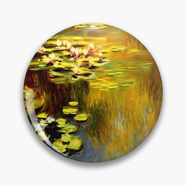 Item preview, Water Lilies: Impression of Reflections & Blossoming Surfaces (45) designed and sold by artdesignsnow.