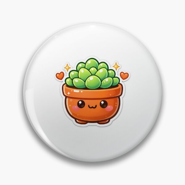 Item preview, Kawaii Potted Plant Sticker Cute Succulent Houseplant Mom Gift designed and sold by yanejoy.