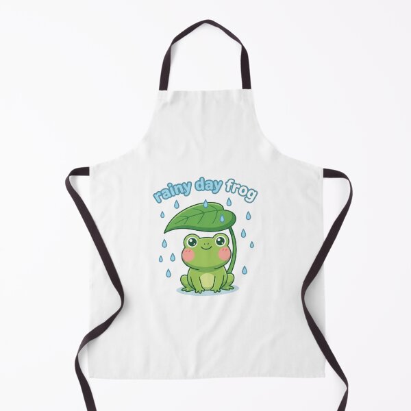 Item preview, Cute Rainy Day Frog Design | Kawaii Frog Under Leaf Umbrella | Adorable Nature Lover Gift designed and sold by morning sun.