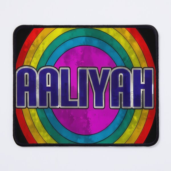 Item preview, Aaliyah – Retro Rainbow Circle Emblem #5912 designed and sold by pple-frame.
