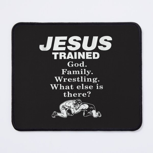 Item preview, Jesus Trained Christian Wrestling God Family Wrestling Faith Athlete designed and sold by kiralynstration.