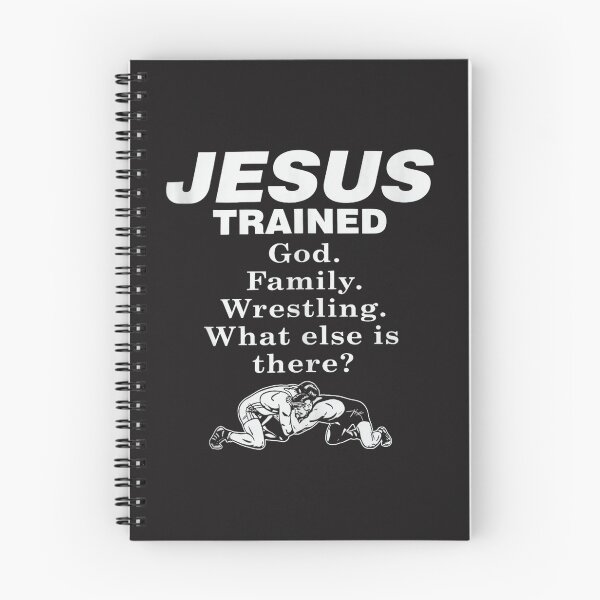 Item preview, Jesus Trained Christian Wrestling God Family Wrestling Faith Athlete designed and sold by kiralynstration.
