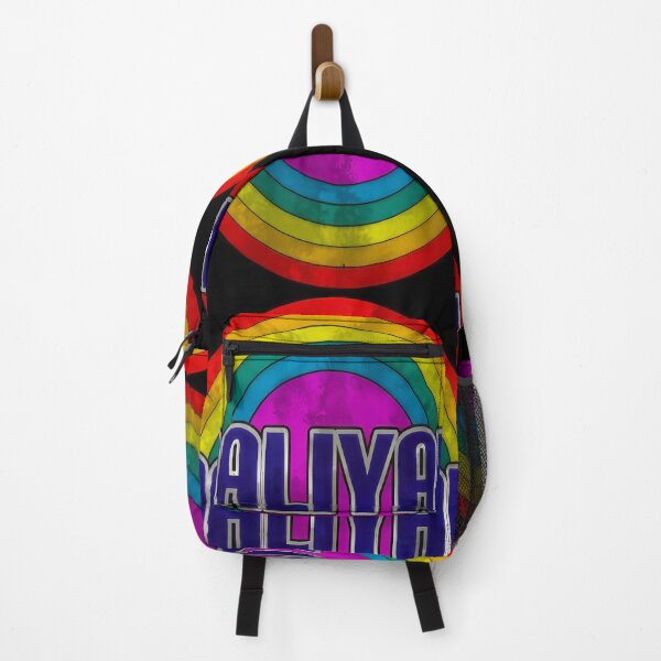 Item preview, Aaliyah – Retro Rainbow Circle Emblem #5912 designed and sold by pple-frame.