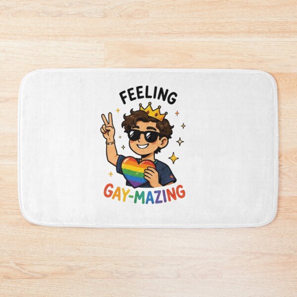 Item preview, Feeling Gay-Mazing Cute Pride Characte designed and sold by Pixanova.