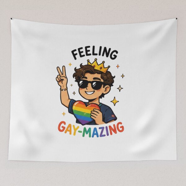 Item preview, Feeling Gay-Mazing Cute Pride Characte designed and sold by Pixanova.