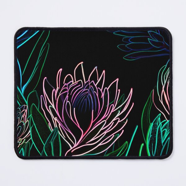 Item preview, Neon on Black Eucalyptus flowers designed and sold by SassyArtistry.