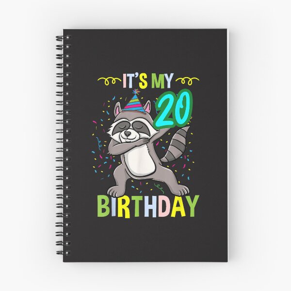 Item preview, Funny Raccoon 20th Birthday Dabbing Animal Birthday Party Design designed and sold by kiralynstration.