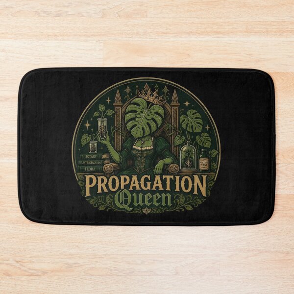 Item preview, Propagation Queen Dark Academia Monstera Botanical Badge designed and sold by The Curio Cabinet.