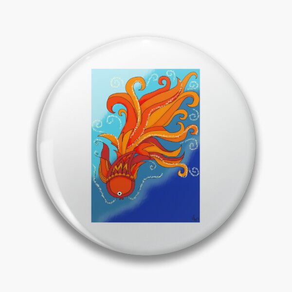 Item preview, Goldie Red Fish designed and sold by tremayneaum.