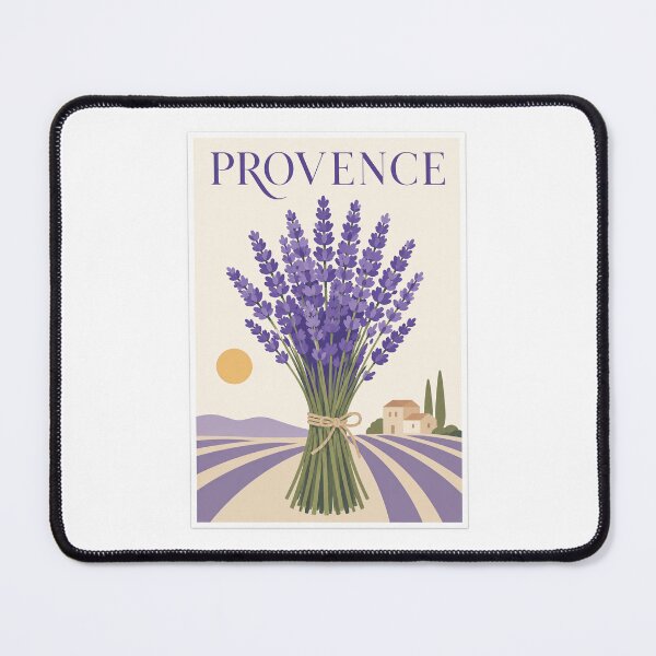 Item preview, Provence Lavender Fields Travel Poster designed and sold by Beyond Destinations.