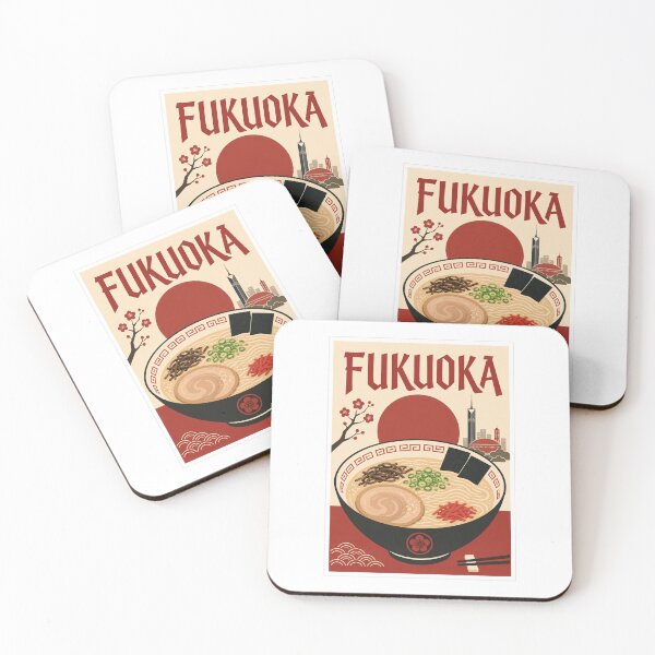 Item preview, Fukuoka Tonkotsu Ramen Travel Poster designed and sold by Beyond Destinations.