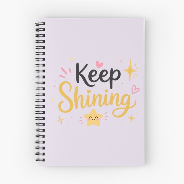 Item preview, Keep Shining Cute Motivational Quote Design | Positive Typography Aesthetic Sticker designed and sold by Sanika arts .