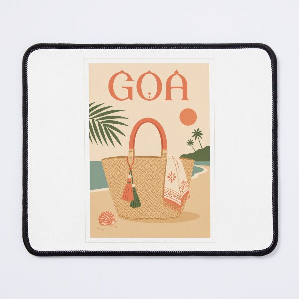 Item preview, Goa Woven Beach Bag Poster designed and sold by Beyond Destinations.