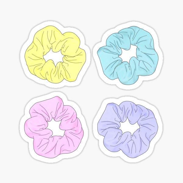 Scrunchie Sticker for Sale by Alyssa-DAmato | Redbubble
