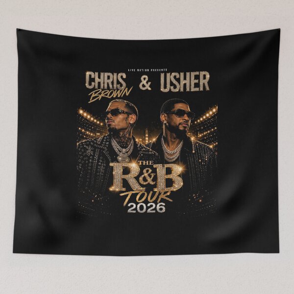 Item preview, Usher Raymond and Chris Brown R&B Tour 2026 designed and sold by Societit.
