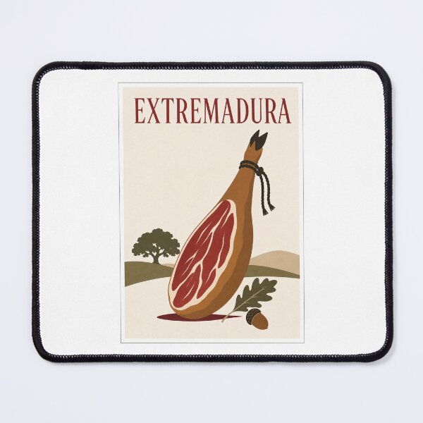 Item preview, Extremadura Iberian Ham Travel Poster designed and sold by Beyond Destinations.