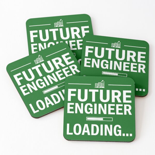 Item preview, Future Engineer Loading Funny Progress Bar Gift designed and sold by Amr Darwish Graphic designer.