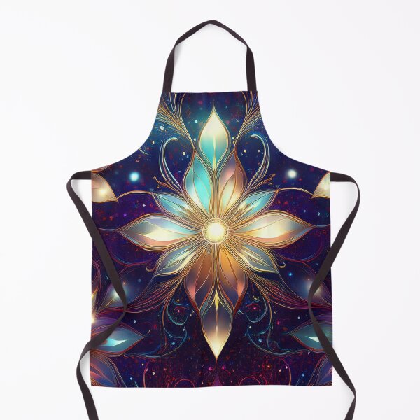 Item preview, Glowing Fantasy Flower Pattern with Luminous Petals designed and sold by SassyArtistry.