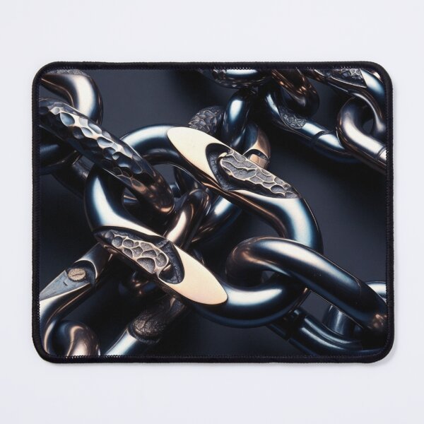 Item preview, Heavy Interlocking Metal Chains Industrial Strength designed and sold by IntelliMindDesigns.