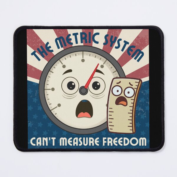Item preview, The Metric System Can't Measure Freedom Funny 4th of July designed and sold by tellia-kallisto.