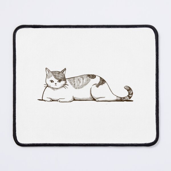 Item preview, Calico Cat Sitting Sketch Cute Cat Illustration designed and sold by Ninabellastudio.