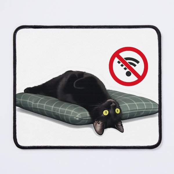 Item preview, How to Chill Like a black cat designed and sold by Playful Strokes pom@pom.