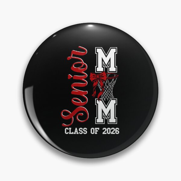 Item preview, Senior Mom Basketball Graduation Class of 2026 Red Bow designed and sold by allistermariam.