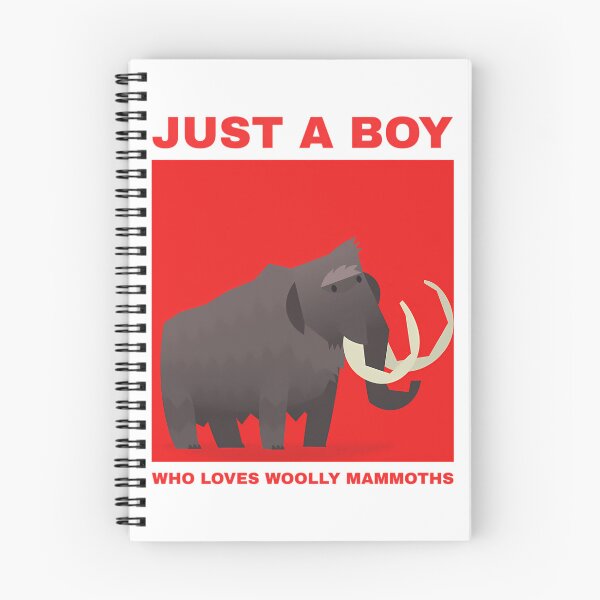 Item preview, Just A Boys Who Loves Woolly Mammoths designed and sold by tbarbosantjean.