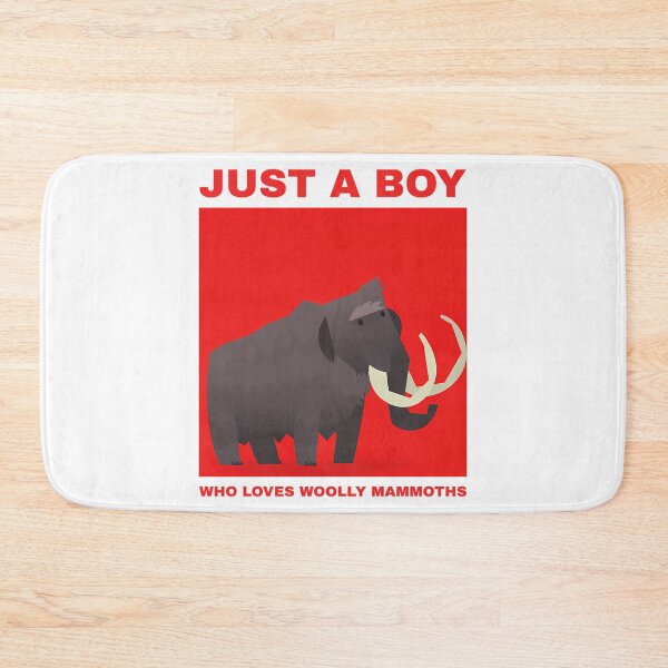 Item preview, Just A Boys Who Loves Woolly Mammoths designed and sold by tbarbosantjean.