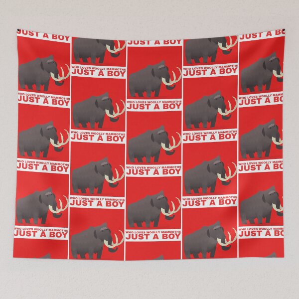 Item preview, Just A Boys Who Loves Woolly Mammoths designed and sold by tbarbosantjean.