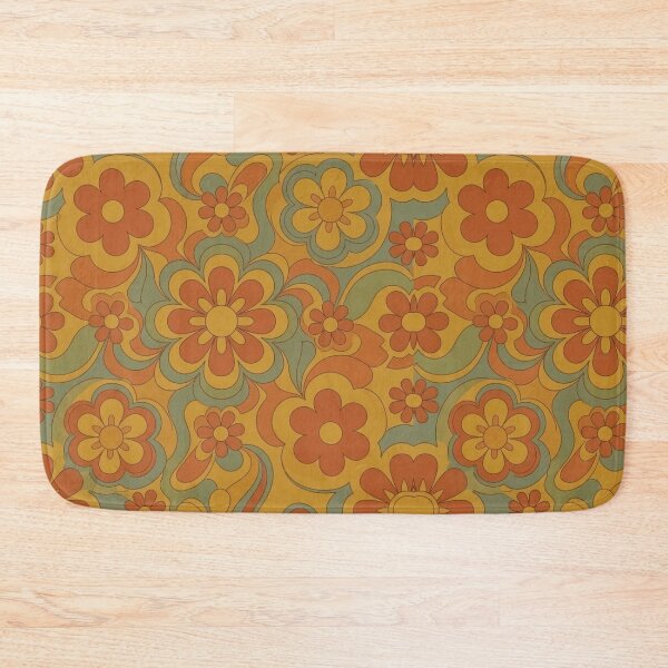 Item preview, Groovy 70s Retro Psychedelic Flower Pattern - Floral Pattern designed and sold by design-rebell.